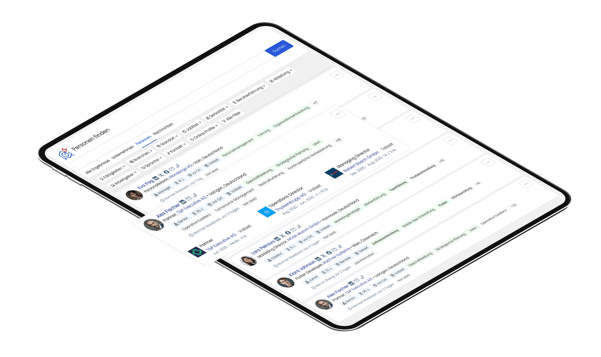 RUBINLAKE App Tablet